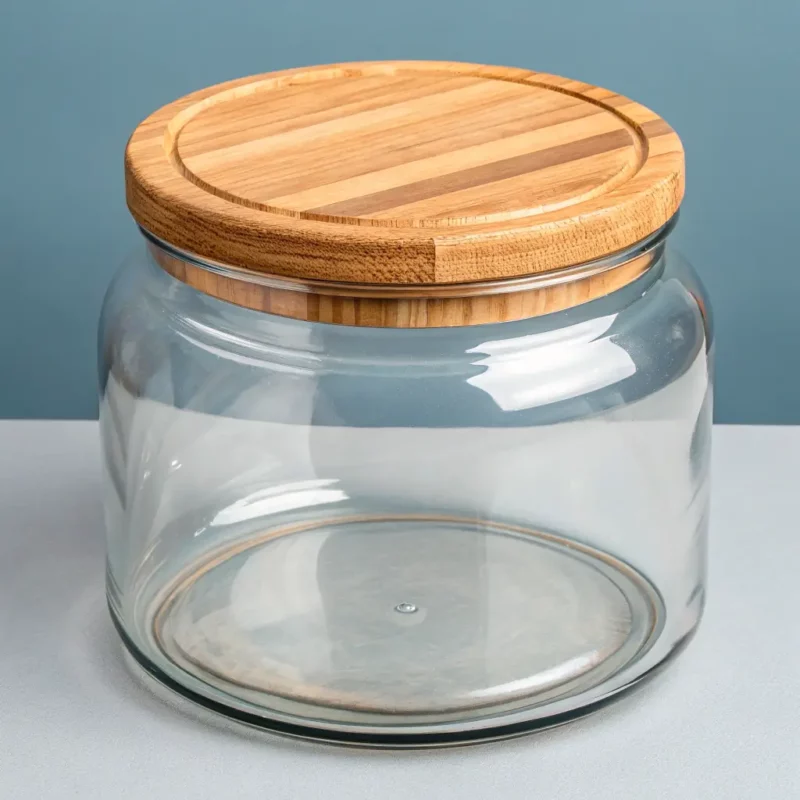 Amber Glass Jar